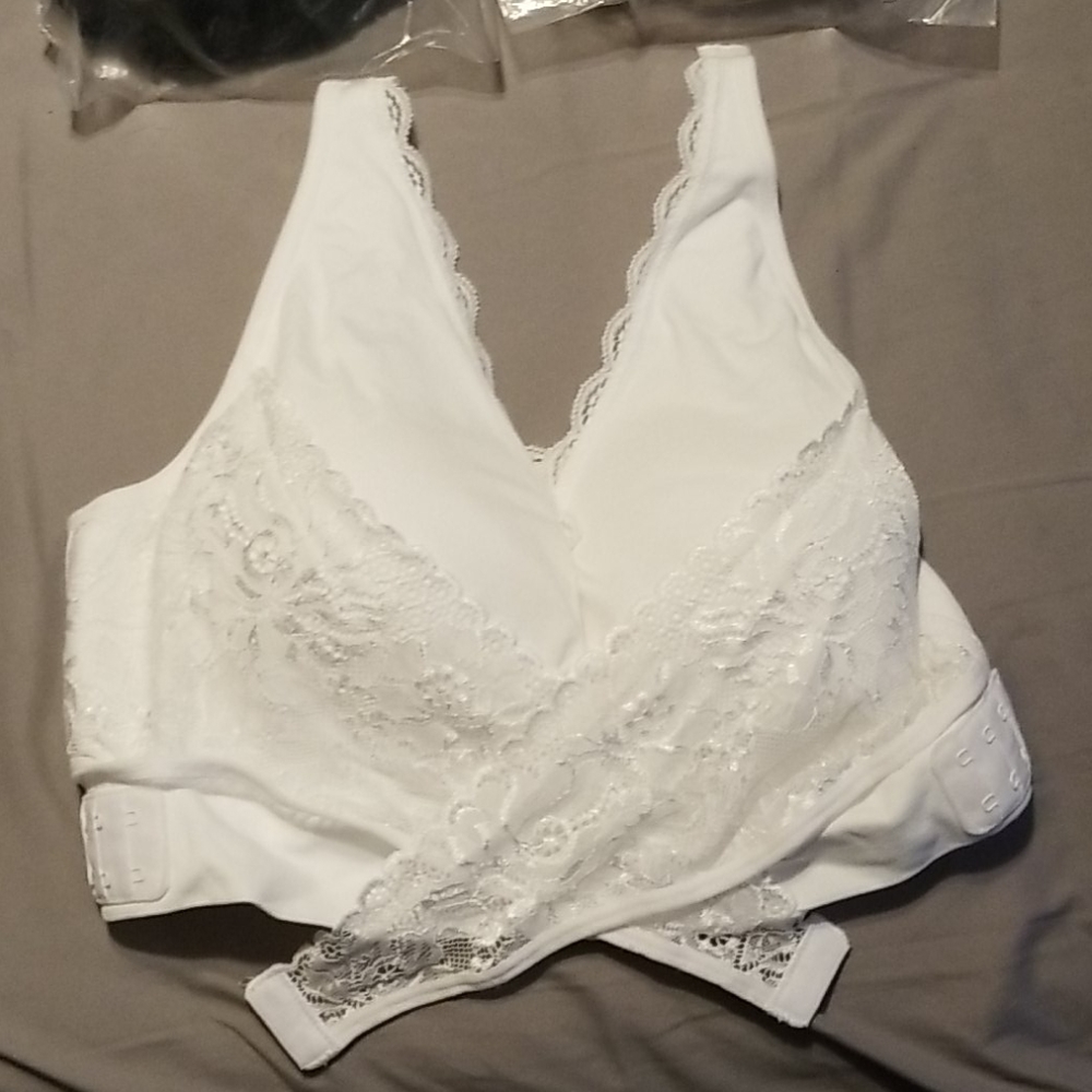 CaraMia Bra Black, Nude and White Size 1X